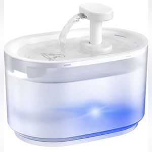Cat Water Fountain , Dog fountain BPA-Free, Smart Pump LED Water Level Detect